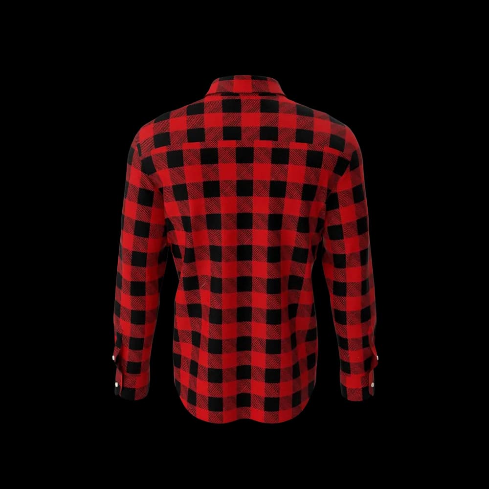 Man Plaid Shirt - Thumbnail 3