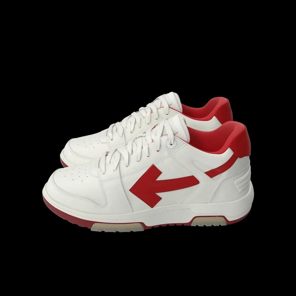 Sports Sneakers Off White Red - Thumbnail 2