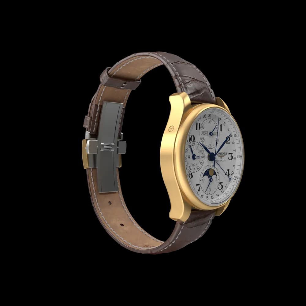 Brown Leather Belt Watch - Thumbnail 3