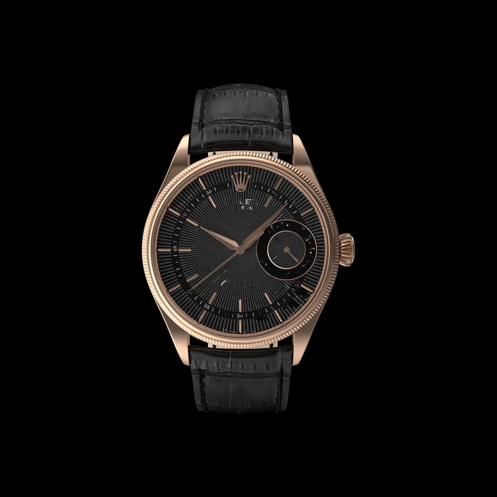 Rolex Cellini Date Black Dial - View 1
